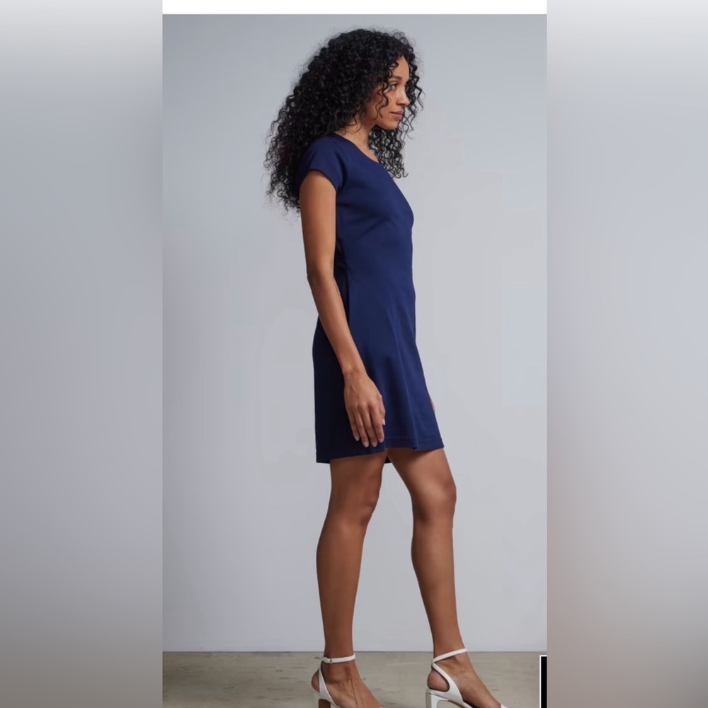 NT&C Twist-Back Shift Dress City Knit Size XL - Picture 3 of 5